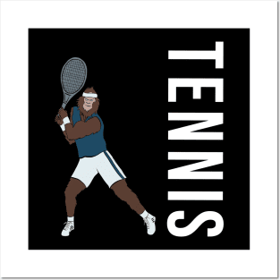 Bigfoot love tennis Posters and Art